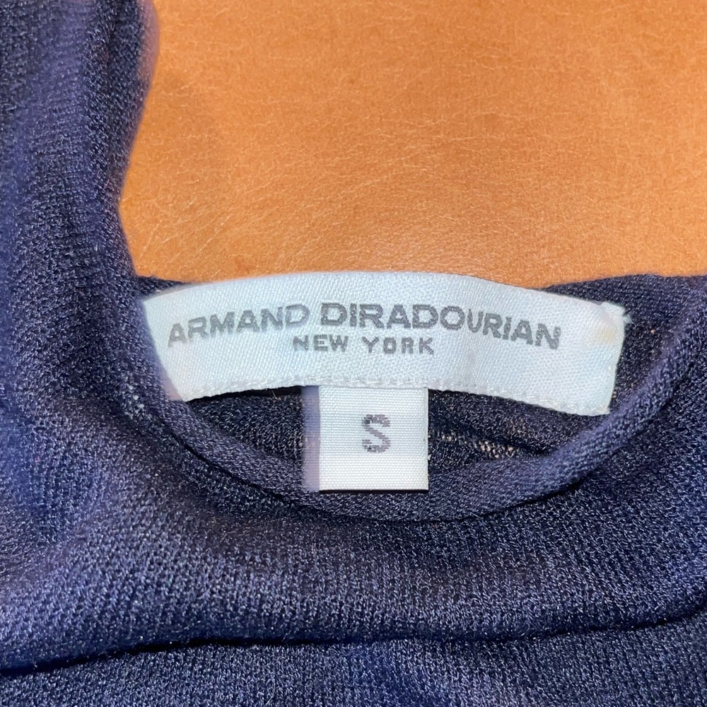 Armand Diradourian Cashmere Shell Sweater -S - Picture 2 of 6